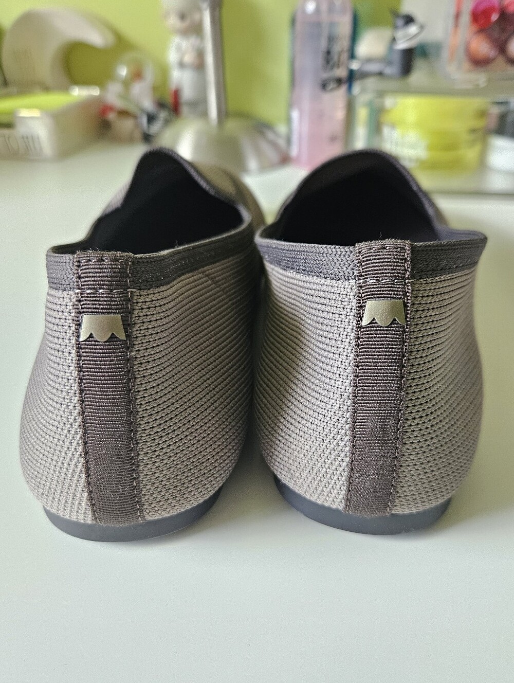 Birdies Grey Flats Women's Size 8.5 Classic, Workwear, Casual - Picture 4 of 5